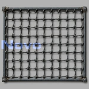 Решетка металлическая с сеткой рабица РЕШ - 32 