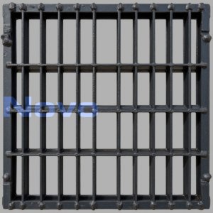 Решетка металлическая с заполнением квадрат РЕШ - 27 