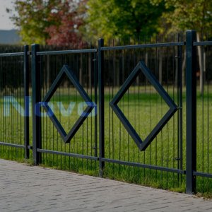 Газонные ограждения панельные "Ромб" 
