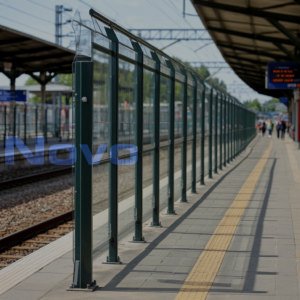 Перила и ограждения для жд станций из поликарбоната ПЕР - 28