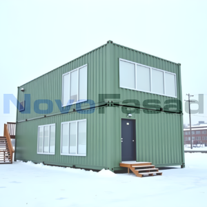 БМ-22 СП - модульное здание из сэндвич-панелей для городского катка 