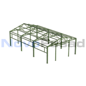 Ангар из сэндвич панелей 9x15x4,5 м 
