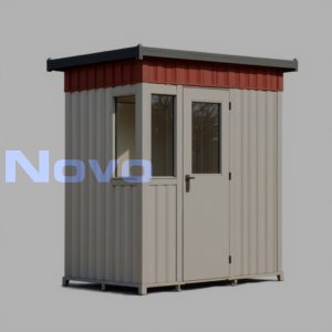 ПБК-05 СП - пост охраны, отделанный сэндвич-панелями 