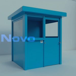 ПБК-06 СП - модульный пост охраны, отделанный с применением сэндвич-панелей 