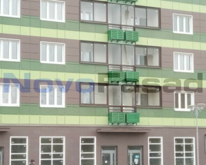 Фото Фасадные панели металлические материал покрытия сайдинг