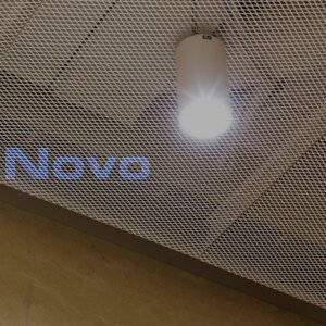 Фото Подвесной потолок из просечно-вытяжной сетки