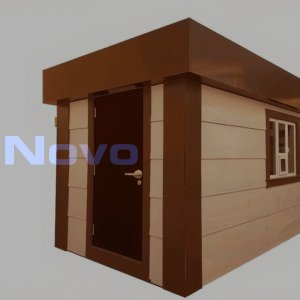 ПБК-07 СП - небольшая модульная проходная с отделкой панелями &laquo;сэндвич&raquo; 
