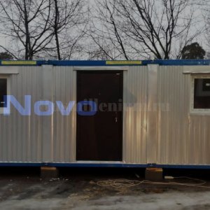 Штаб строительства МЗ-17 из трех блок контейнеров 
