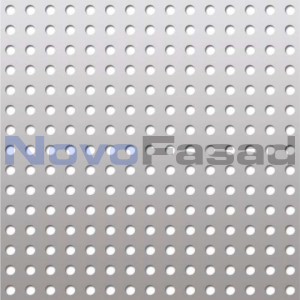 Кассета стеновая перфорированная алюминиевая Qg 10,0-12,0, 2 мм 